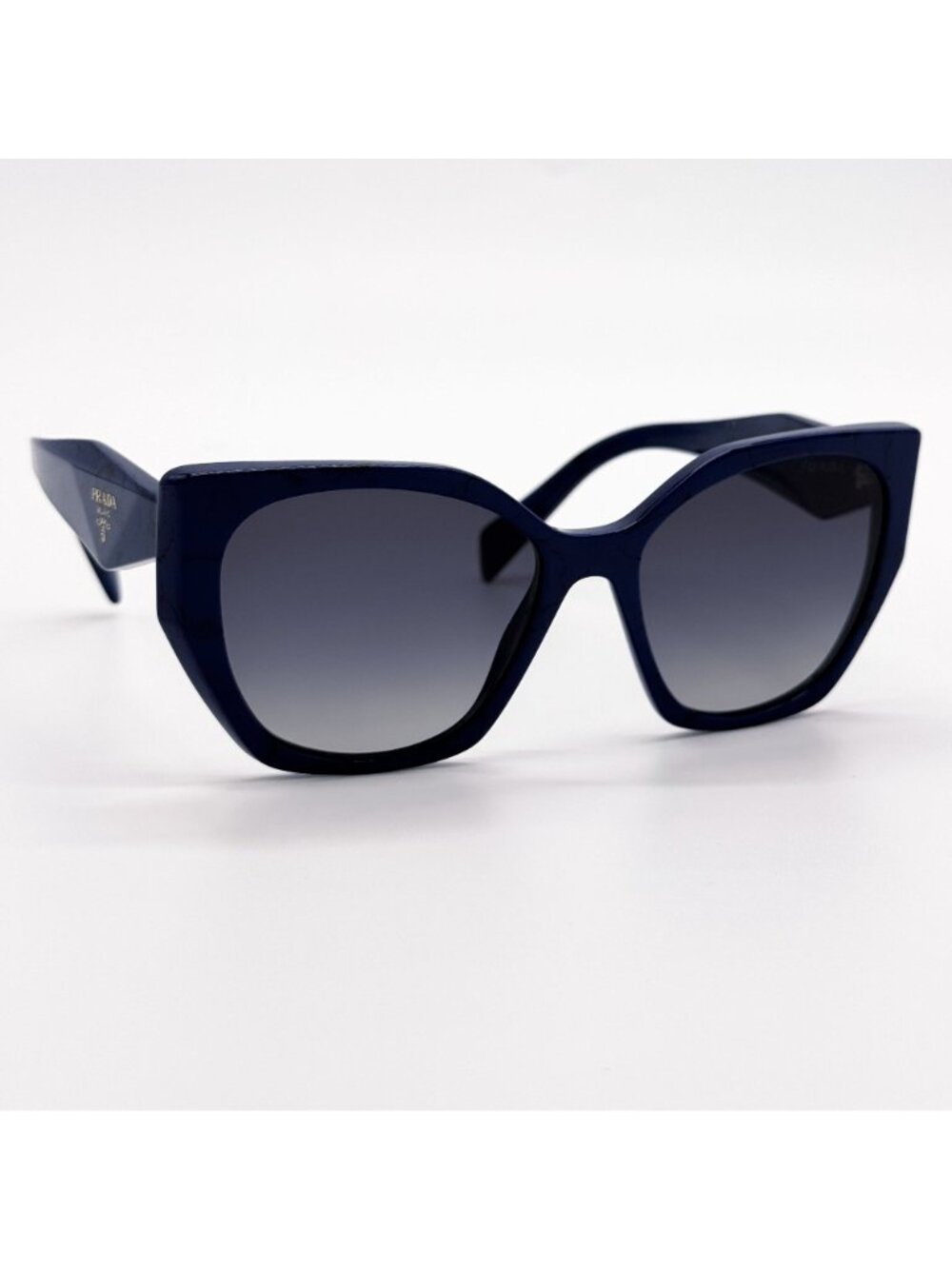 NEW PRADA SUNGLASSES PR19ZS 18D5W1 OVERSIZED BLUE WOMEN EYEWEAR PR 19ZS, SPR 19Z - Picture 6 of 11
